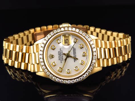 rolex presidential series for sale|pre owned rolex ladies president.